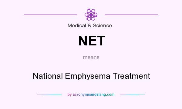What does NET mean? It stands for National Emphysema Treatment