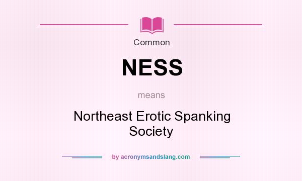 What does NESS mean? It stands for Northeast Erotic Spanking Society