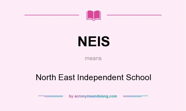 What does NEIS mean? It stands for North East Independent School