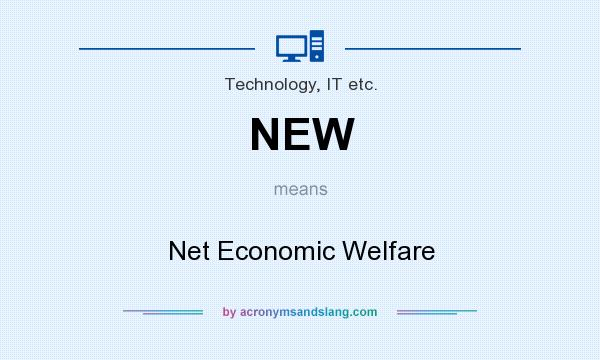 What does NEW mean? It stands for Net Economic Welfare