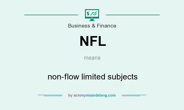 What does NFL mean? It stands for non-flow limited subjects