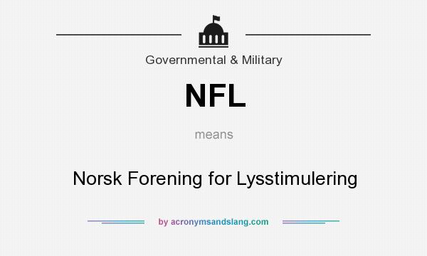 What does NFL mean? It stands for Norsk Forening for Lysstimulering