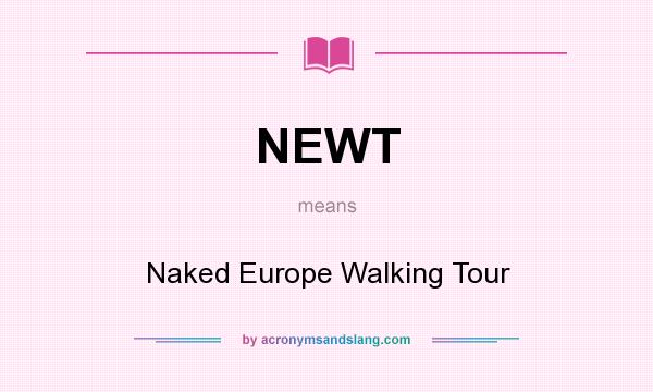 What does NEWT mean? It stands for Naked Europe Walking Tour