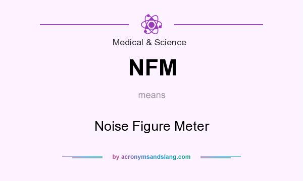 What does NFM mean? It stands for Noise Figure Meter