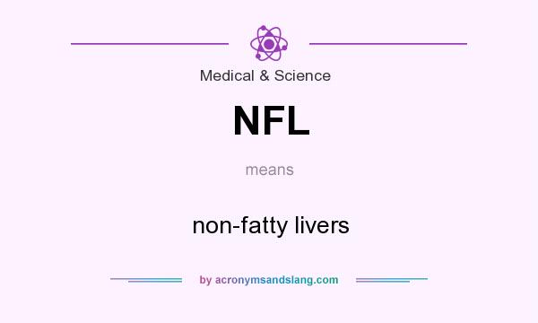 What does NFL mean? It stands for non-fatty livers