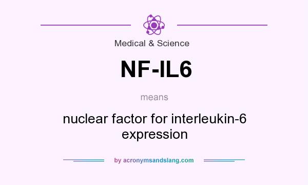 What does NF-IL6 mean? It stands for nuclear factor for interleukin-6 expression