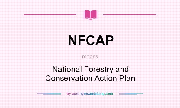 What does NFCAP mean? It stands for National Forestry and Conservation Action Plan