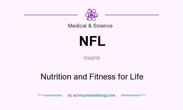 What does NFL mean? It stands for Nutrition and Fitness for Life
