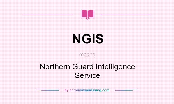 What does NGIS mean? It stands for Northern Guard Intelligence Service