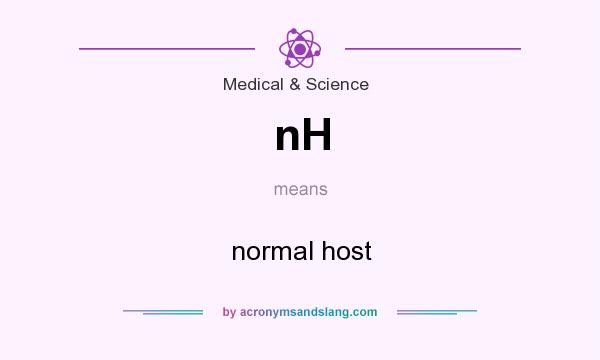 What does nH mean? It stands for normal host