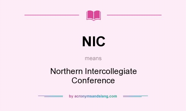 What does NIC mean? It stands for Northern Intercollegiate Conference