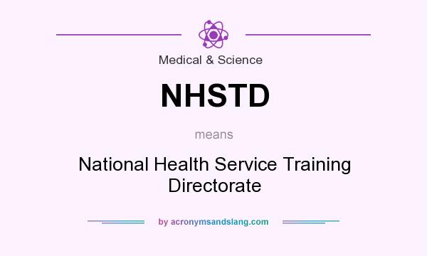 What does NHSTD mean? It stands for National Health Service Training Directorate