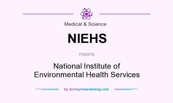 What does NIEHS mean? It stands for National Institute of Environmental Health Services