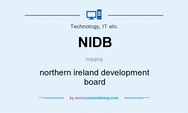 What does NIDB mean? It stands for northern ireland development board