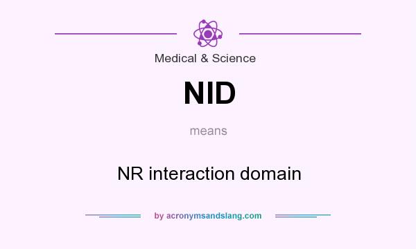 What does NID mean? It stands for NR interaction domain