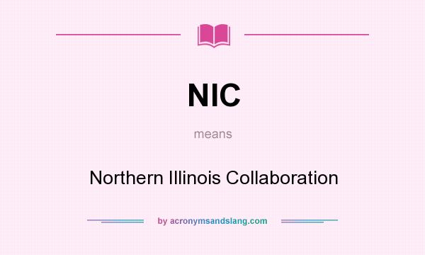 What does NIC mean? It stands for Northern Illinois Collaboration