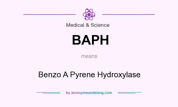What does BAPH mean? It stands for Benzo A Pyrene Hydroxylase