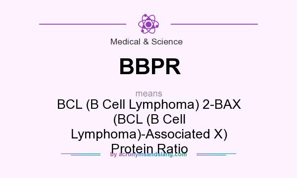 What does BBPR mean? It stands for BCL (B Cell Lymphoma) 2-BAX (BCL (B Cell Lymphoma)-Associated X) Protein Ratio