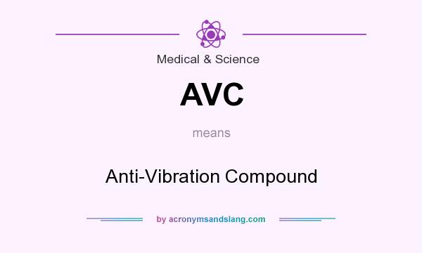 What does AVC mean? It stands for Anti-Vibration Compound