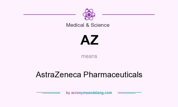 What does AZ mean? It stands for AstraZeneca Pharmaceuticals