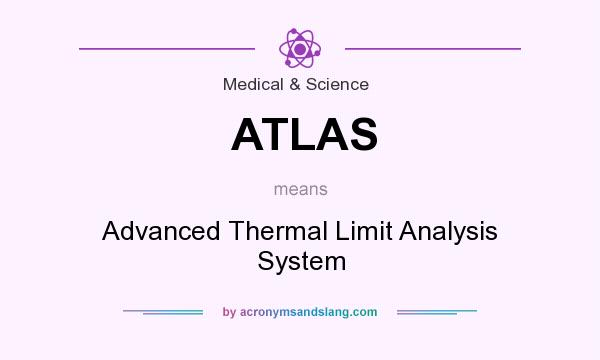 What does ATLAS mean? It stands for Advanced Thermal Limit Analysis System