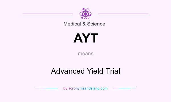 What does AYT mean? It stands for Advanced Yield Trial