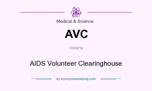 What does AVC mean? It stands for AIDS Volunteer Clearinghouse