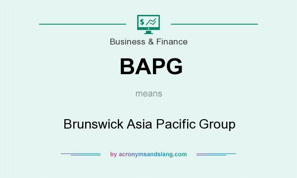 What does BAPG mean? It stands for Brunswick Asia Pacific Group