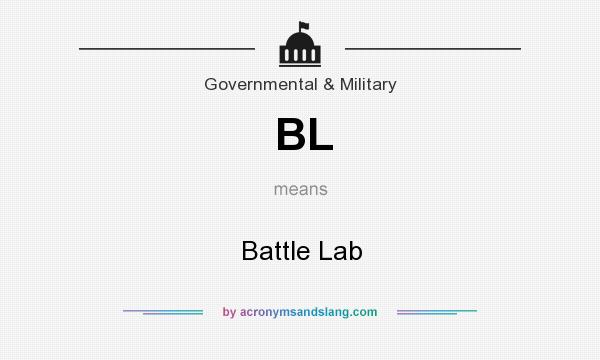What does BL mean? It stands for Battle Lab