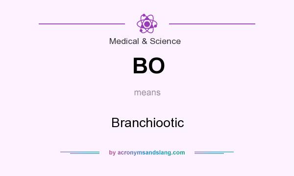 What does BO mean? It stands for Branchiootic