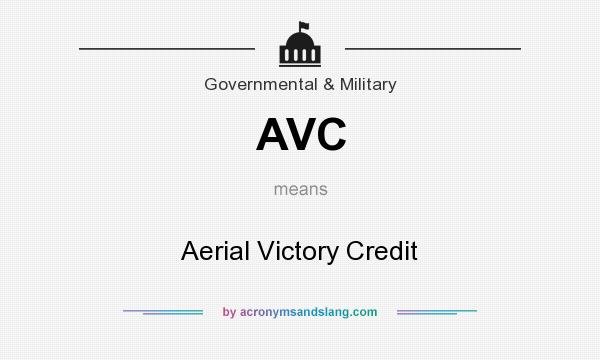 What does AVC mean? It stands for Aerial Victory Credit