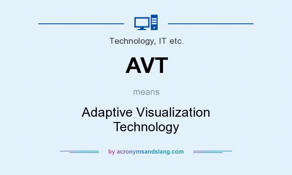 What does AVT mean? It stands for Adaptive Visualization Technology