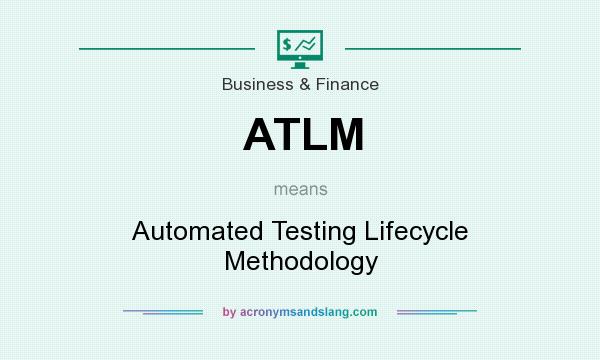 What does ATLM mean? It stands for Automated Testing Lifecycle Methodology