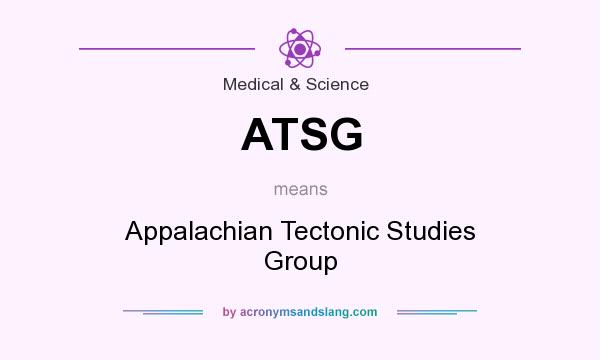 What does ATSG mean? It stands for Appalachian Tectonic Studies Group
