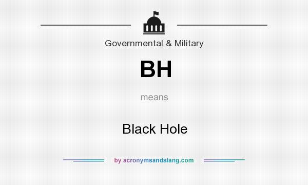 What does BH mean? It stands for Black Hole