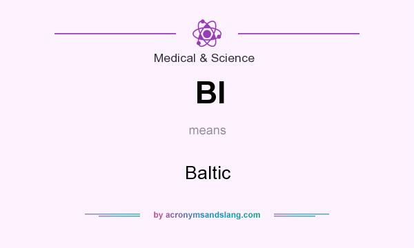 What does Bl mean? It stands for Baltic