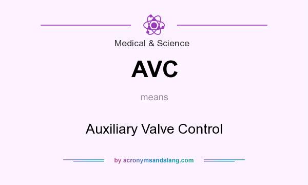 What does AVC mean? It stands for Auxiliary Valve Control