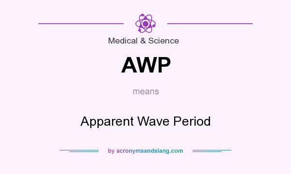 What does AWP mean? It stands for Apparent Wave Period