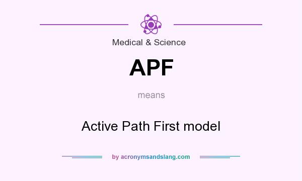 What does APF mean? It stands for Active Path First model