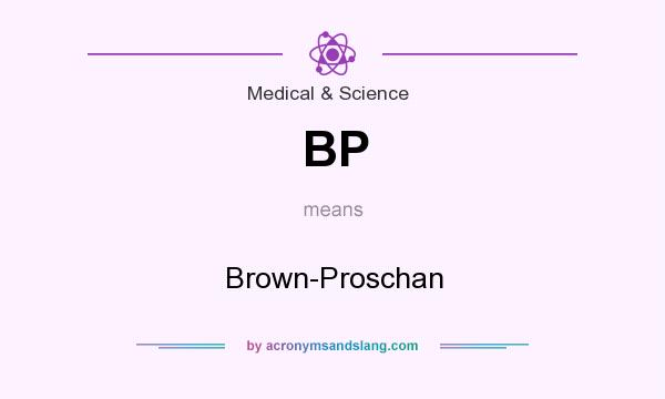 What does BP mean? It stands for Brown-Proschan