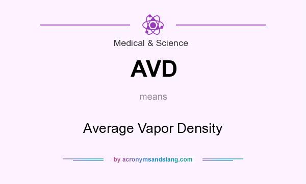 What does AVD mean? It stands for Average Vapor Density