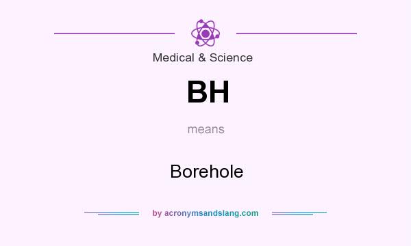 What does BH mean? It stands for Borehole