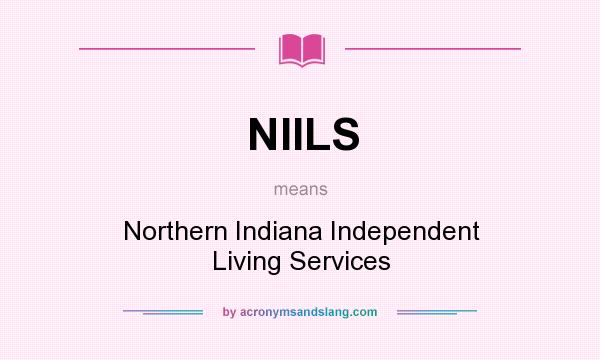 What does NIILS mean? It stands for Northern Indiana Independent Living Services