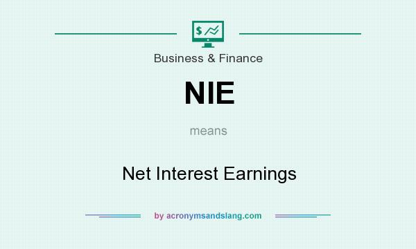 What does NIE mean? It stands for Net Interest Earnings