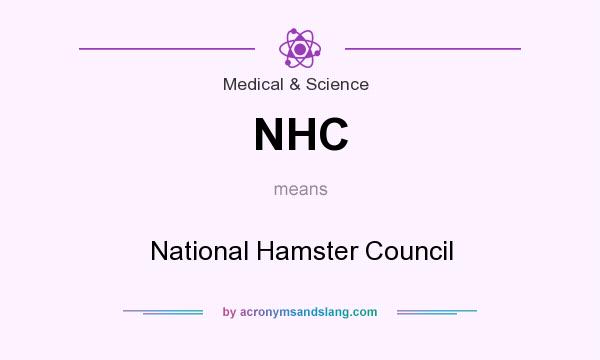 What does NHC mean? It stands for National Hamster Council