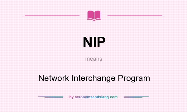 What does NIP mean? It stands for Network Interchange Program