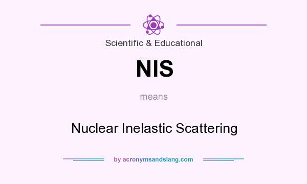 What does NIS mean? It stands for Nuclear Inelastic Scattering