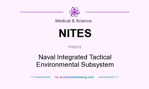 What does NITES mean? It stands for Naval Integrated Tactical Environmental Subsystem