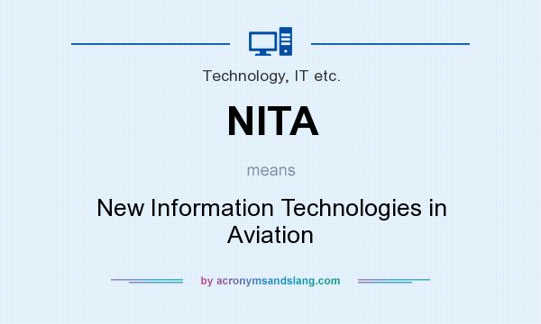 What does NITA mean? It stands for New Information Technologies in Aviation