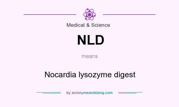 What does NLD mean? It stands for Nocardia lysozyme digest